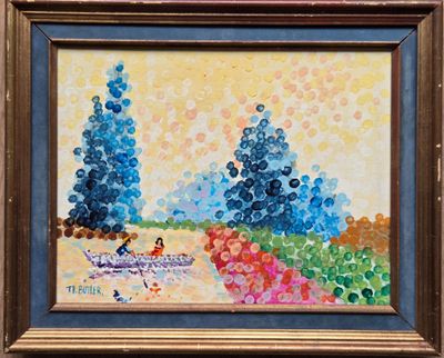 Th. BUTLER (Ecole pointilliste 20eme)