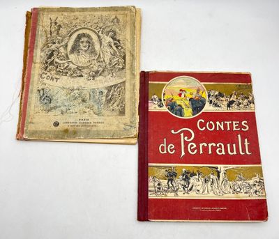 deux livres posés sur une table blanche, dont l'un a une couverture rouge et l'autre une illustration en noir et blanc