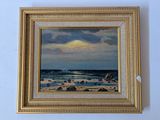 a picture of a painting hanging on a wall