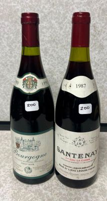 deux bouteilles de vin posées l'une à côté de l'autre sur un comptoir