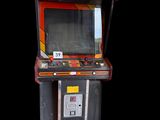 un gros plan d'une vieille console de jeux vidéo sur fond noir