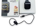 a close up of a box with a smart watch on it