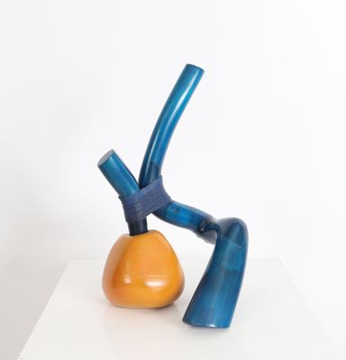 Willem Bouter (1936-2000) Sculpture en bois peint.