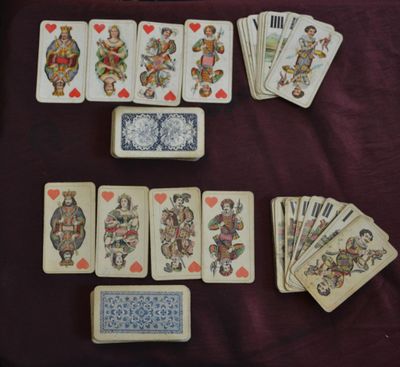Quatre jeux incomplets Industrie und GLUCK dont : Frantz Ada…