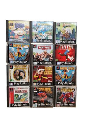 a lot of video games on display in a rack