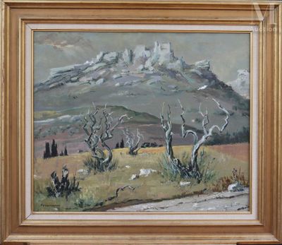 Ely LAUMONIER (1895-c.1972) Après le gel - Oliviers - Les Ba…