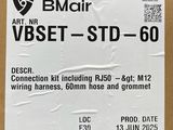 bm air vbset - std - 60 connection kit for the bm air vbset - std - 60