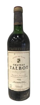 Bouteille CHÂTEAU TALBOT, Médoc 4ème cru classé , année 1985…