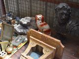 a table that has a lot of items on it