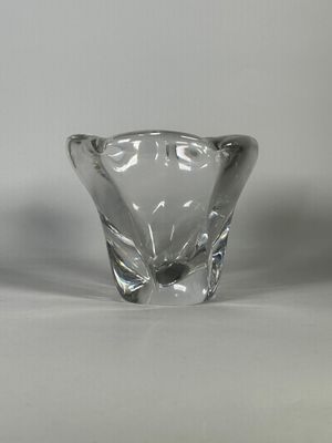 DAUM Nancy France. Vase en cristal incolore.