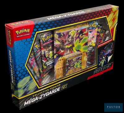 une boîte de cartes Pokémon qui se trouvent dans la boîte