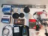 a picture of a variety of electronic items laid out on a table