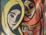 une image d'un tableau représentant une femme et un enfant