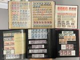 a lot of different stamps on the pages of a book