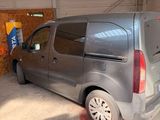 a van that is parked in a garage