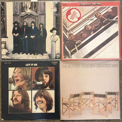 four beatles albums including the beatles ' s greatest hits and the beatles ' s greatest hits
