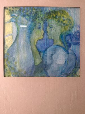 une image d'un tableau sur le mur d'une pièce