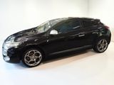 a picture of a black car parked in a white room
