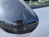 a close up of a mirror on a car ' s side view mirror