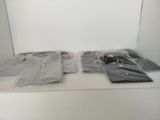 a display case with a lot of shirts on it