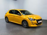 a yellow car is parked in a white room