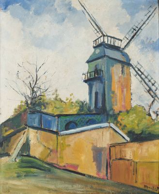 MACLET Élisée, 1881-1962, Le Moulin de la Galette à Montmart…