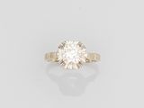 une bague en diamant à une seule pierre, par van cleef