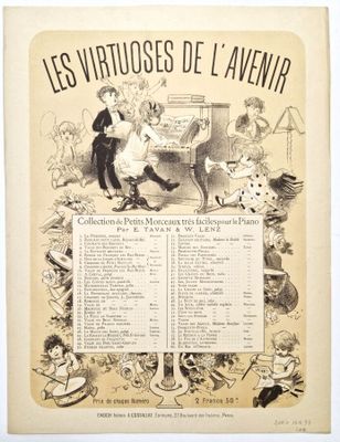 Jules Chéret (1836-1932) - Les virtuoses de l'avenir, Enoch …