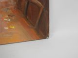 a picture of a painting of a dining room table