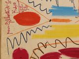 an image of a piece of art with a lot of writing on it