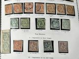 a lot of stamps that are on a book