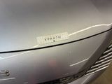 a close up of a car with a sticker on it