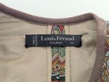 a close up of a dress with a label on it