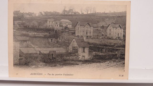 Aubusson : Vue du Quartier Foulombert (HM 31). TBE. Carte rare !!...