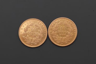 deux souverains en or, dont l'un est un souverain et l'autre un souverain