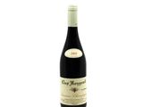 a bottle of red wine on a white background