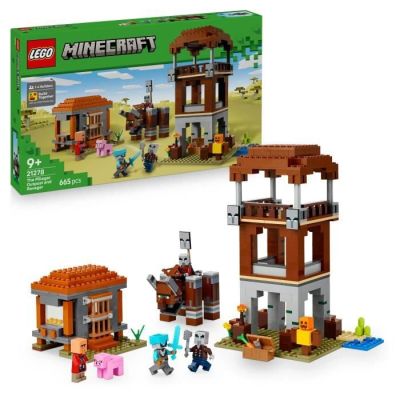 10204-1004 / LEGO Minecraft 21278 L'Avant-Poste De Pillards Et Le Rava - Photo 1