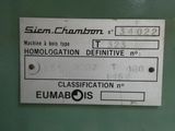 a label on a machine that says, machine a basis type homologation definitive