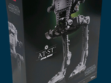 a box with a lego at - st model in it