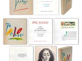 six books of different types of italian writing on a white background