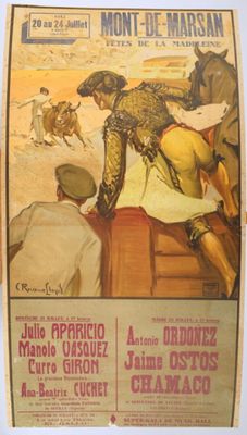 affiche de film française représentant un homme à cheval dans le désert