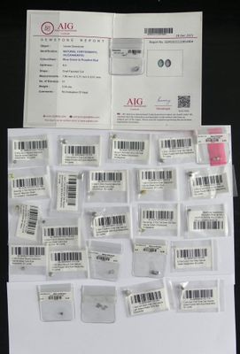 a lot of labels on a piece of paper on a table