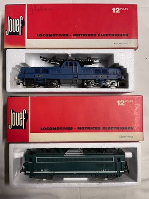 JOUEF – Ho – Lot de 2 locomotives dont BB 13001 SNCF en livrée bleue R - Photo 1