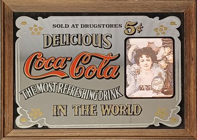 une affiche sur laquelle on peut lire « Le meilleur Coca-Cola du monde »