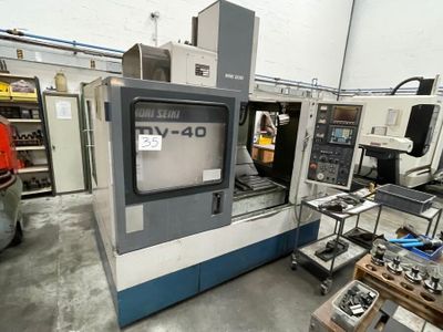 a machine that is sitting inside of a building
