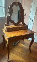 8860-1074 / X / Coiffeuse de style Louis XV en bois de placa… (photo 2)