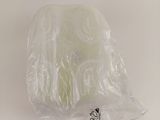 a plastic bag that has some kind of food inside of it