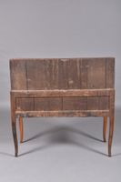 Bureau de pente en noyer et bois de placage à décor de filet… (photo 6)