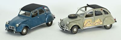 SOLIDO, 2 Citroën 2CV au /17ème, état proche du neuf : - Photo 1