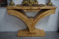 belle console de style Art déco - avec 1 tiroir - sculpture …